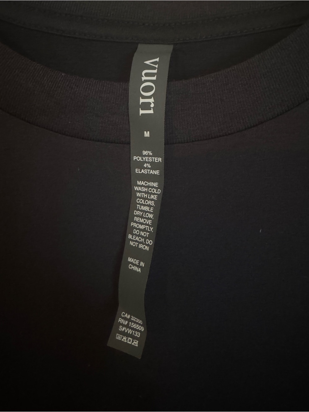 NEW Vuori Daydream Crew Top Black Heather Size M - Picture 8 of 14